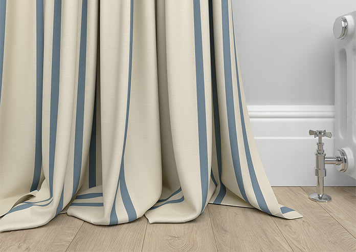 Adelaide, Winnies Stripe Raffs Blue - Made to Measure Curtains - Image 6
